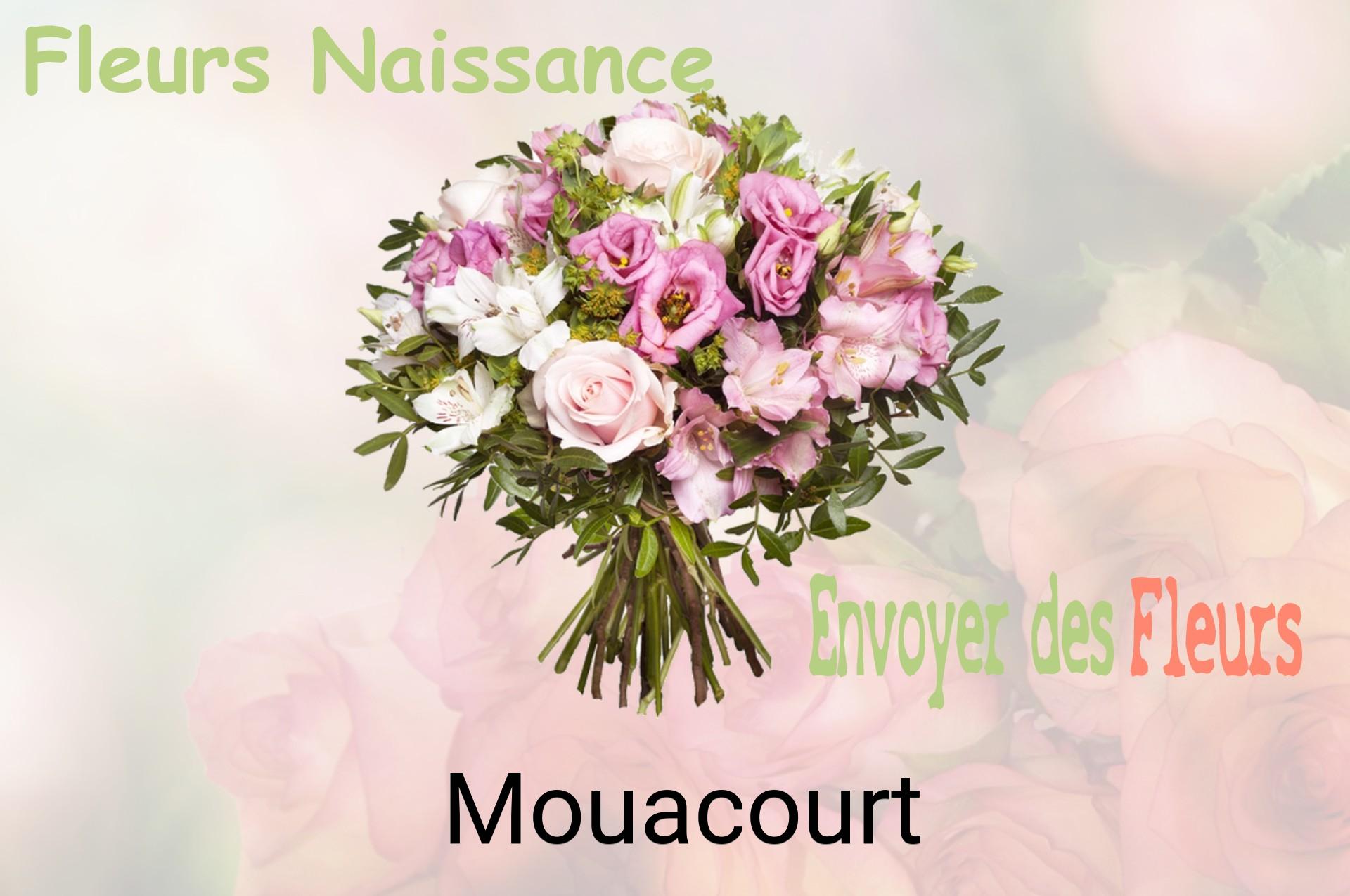 Bouquet de fleurs de naissance livré à Mouacourt